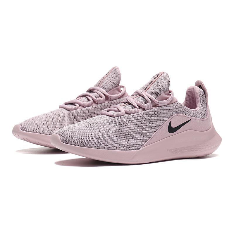 NIKE耐克女鞋休闲鞋轻便舒适透气低帮跑步运动鞋AQ2233. AQ2233-001黑+军械蓝+枪灰色+油灰+粉色