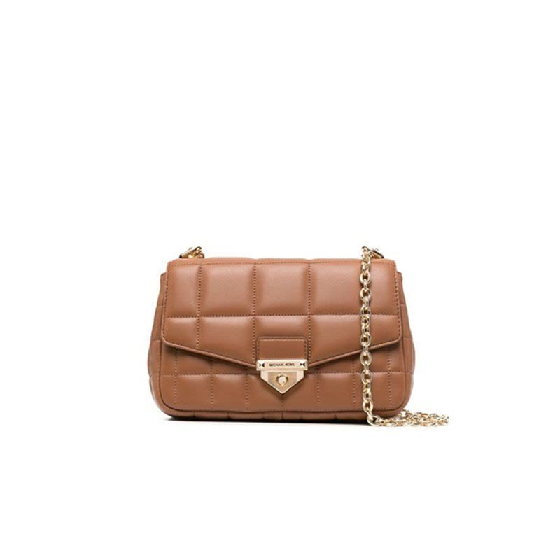 MICHAEL KORS SOHO 口盖包 金属三角扣 格纹皮 30F0G1SL3L图片