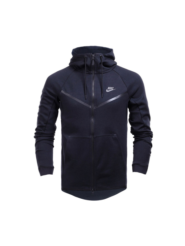 NIKE耐克男装春季连帽舒适休闲卫衣夹克外套耐克黑色805145-010