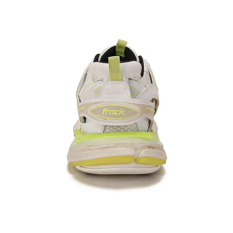 BALENCIAGA 巴黎世家 男士TRACK系列做旧风格系带休闲运动鞋老爹鞋厚底鞋脏脏鞋 542023 W1GC3