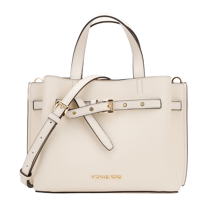 michaelkorsmk迈克科尔斯mk女包emilia系列白色皮质手提单肩斜挎包35