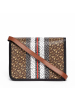 预售 博柏利 BURBERRY TB 口盖包中号 TB标识TB LOGO织物 女士手提包8019337金扣