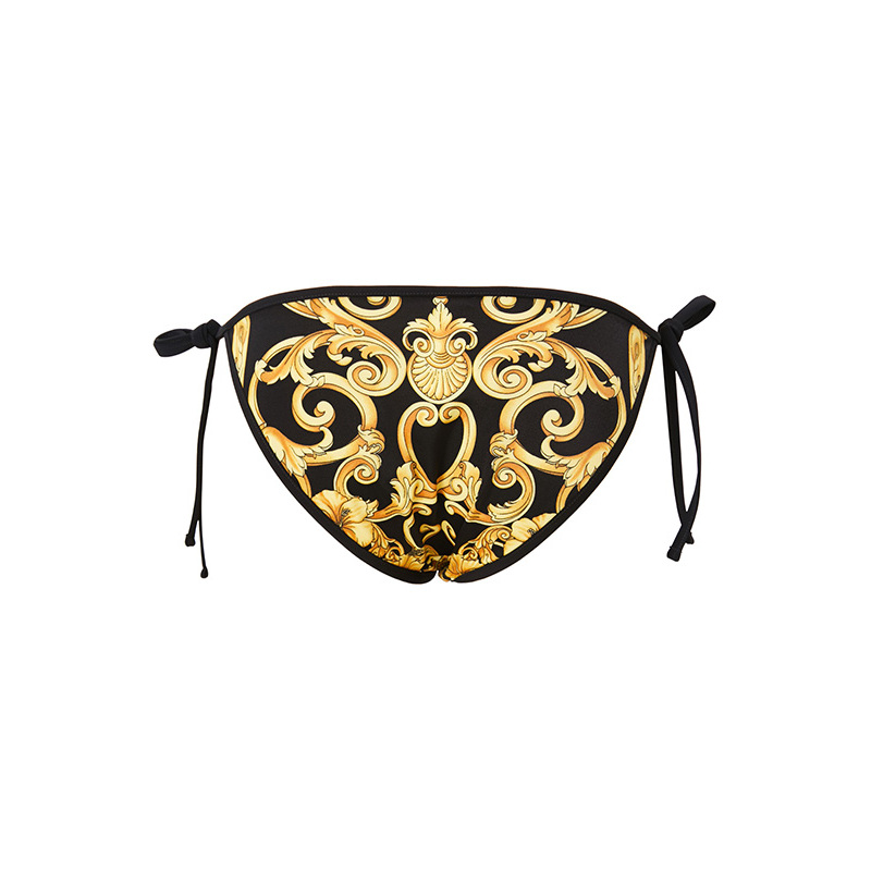19ss新品 VERSACE 范思哲女士内裤 黑&金 美杜莎印花 不退不换