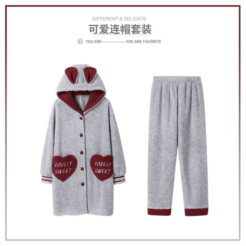 双色阳离子长袖女套装