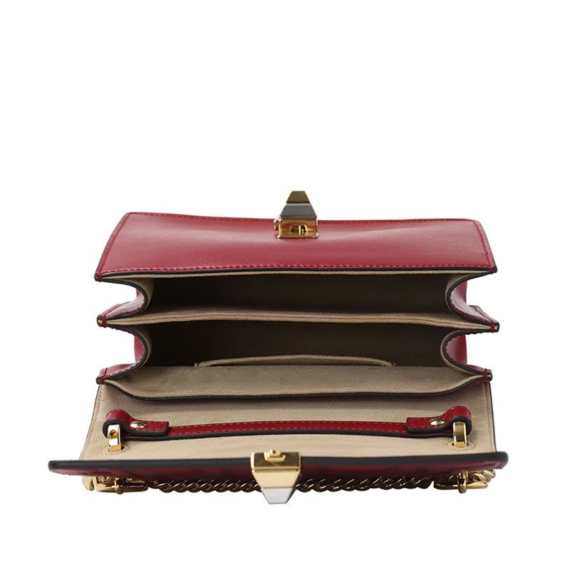 FENDI/芬迪 女包KAN I浮雕压纹小号链条单肩斜挎包 8M0381图片