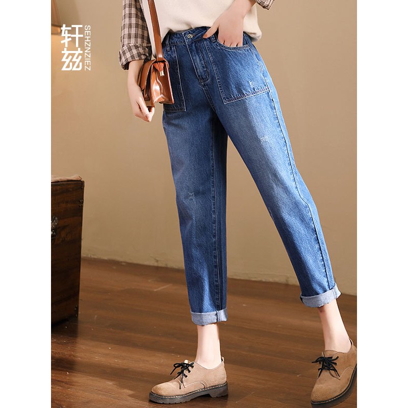 轩兹sehznziez女士牛仔裤