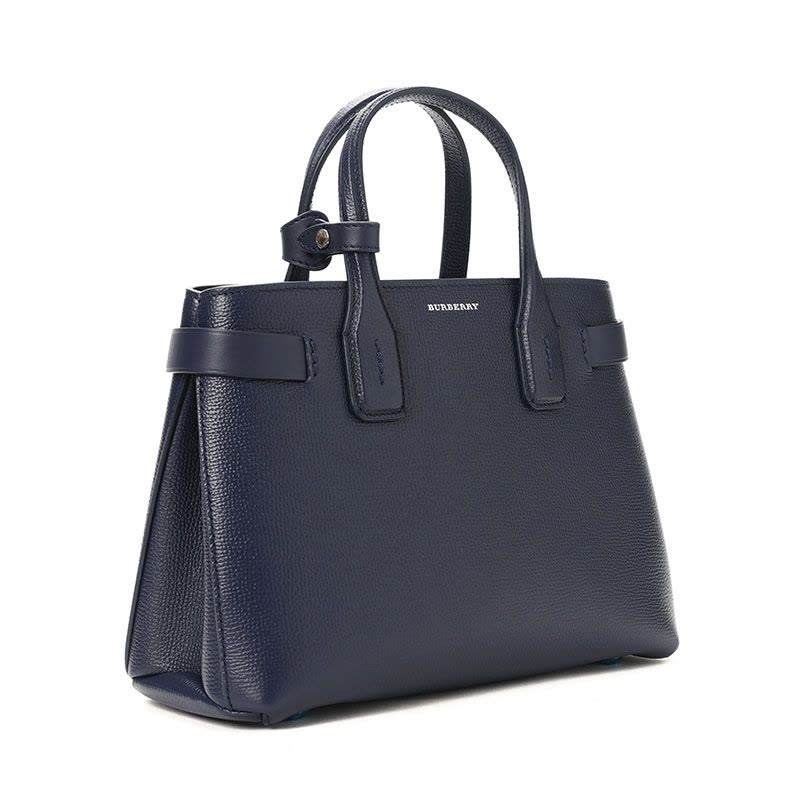 BURBERRY/博柏利 女包小号Banner格纹肩带手拎包 4076636图片