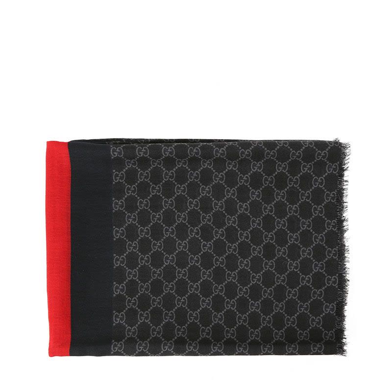 预售 GUCCI 围巾 小G双G印花款497915 男女同款围巾图片