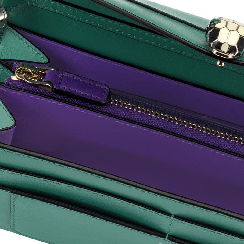 【预定】Bvlgari/宝格丽 女包2019新款牛皮蛇头扣环单肩手拿包链条包图片