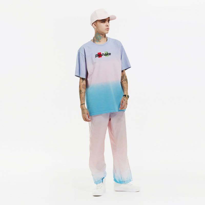 马克华菲潮牌【商场同款】RESHAKE华菲型格2019夏季新款宽松短袖T恤衫男ins潮图片