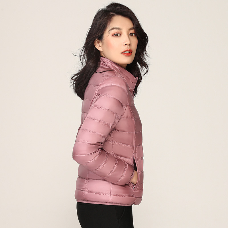 冰洁秋冬新品轻薄女士羽绒服女短款韩版修身外套反季J80130830S