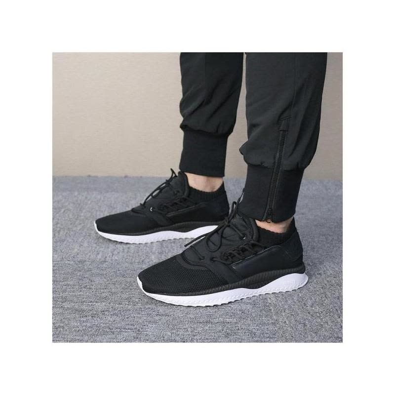 TSUGISHINSEI男鞋黑白袜套跑步鞋黑色跑鞋36375901图片