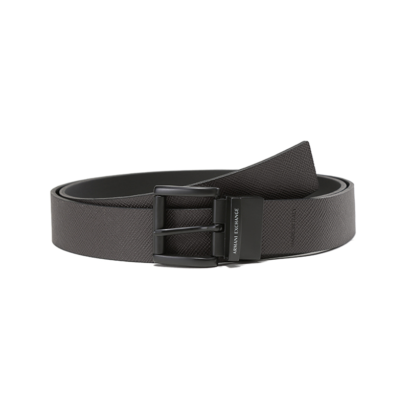 阿玛尼 ARMANI EXCHANGE 男士可裁剪双面旋转皮带腰带951286 2R847
