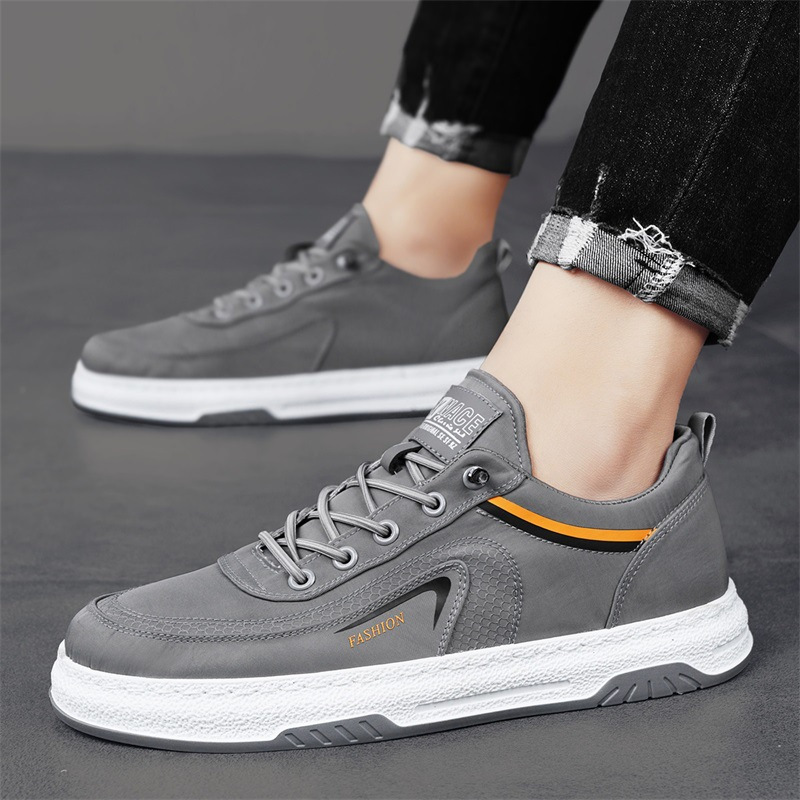 男鞋夏季新款百搭休闲运动板鞋男士透气布鞋休闲套脚懒人鞋