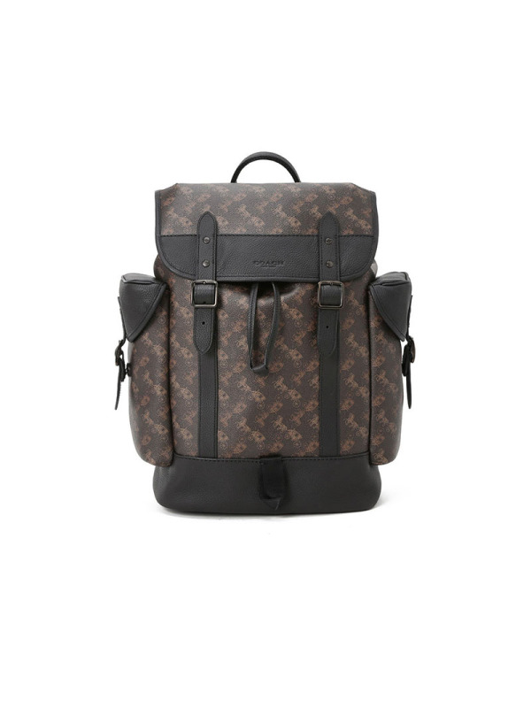 蔻驰COACH 男士 双肩包 老花拼皮 4072