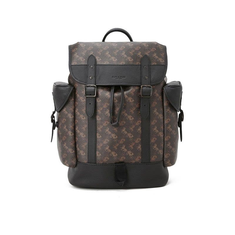 蔻驰COACH 男士 双肩包 老花拼皮 4072图片