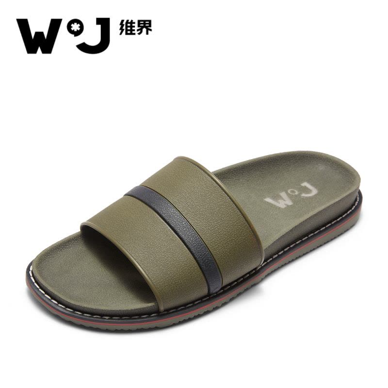 维界维界新款网红凉拖鞋男室内原宿风ulzzang韩版时尚潮流软底一字拖图片