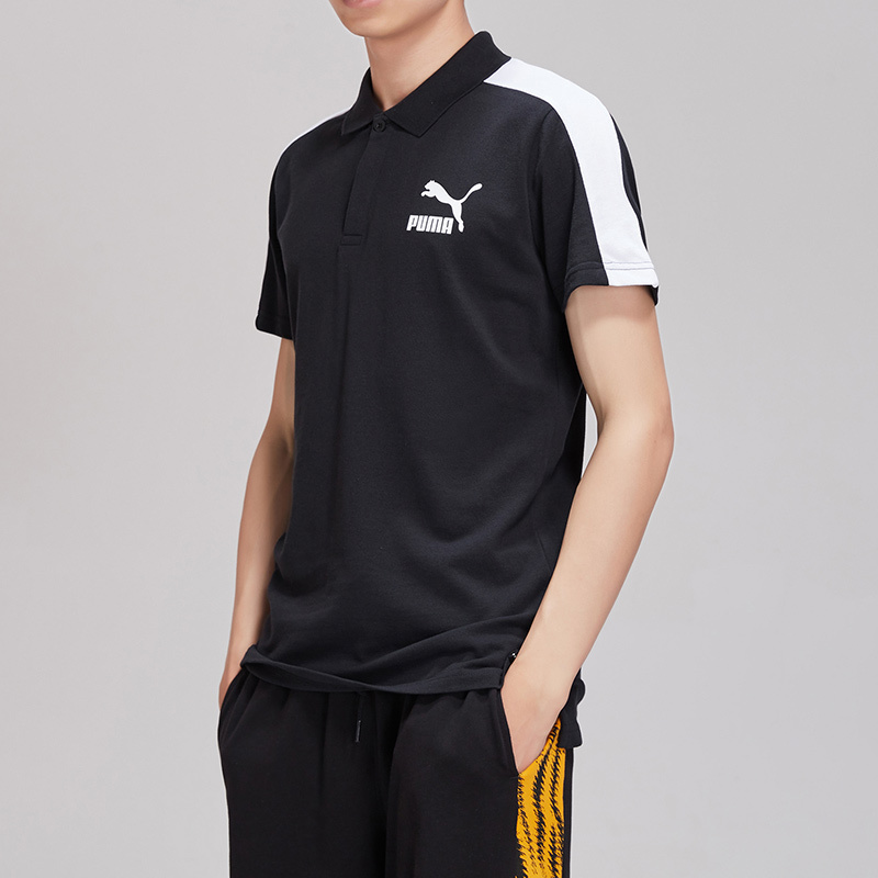 puma彪马男装夏季新款运动服休闲上衣半袖翻领polo衫579207