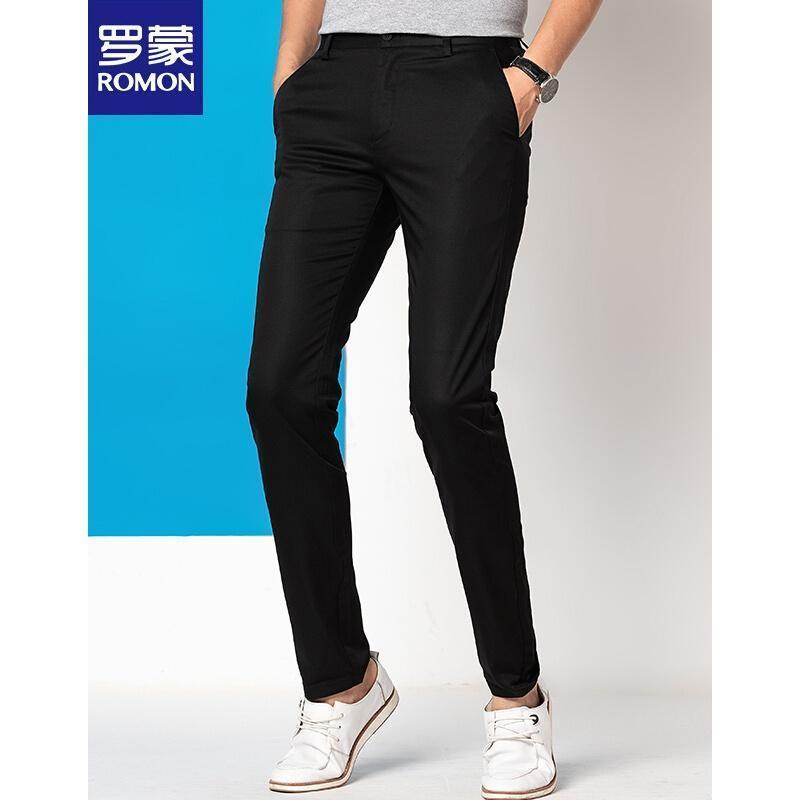 罗蒙romon休闲裤男轻便裤子舒适时尚长裤