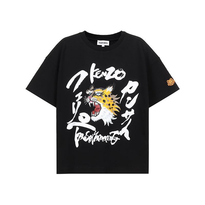 KENZO 高田贤三 女士 棉质宽松版圆领短袖T恤 FB5 2TS640 4SK