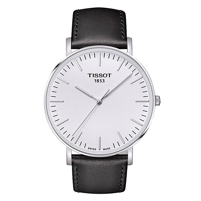 天梭tissot手表瑞士品牌魅时系列时尚大气简约男士石英腕表