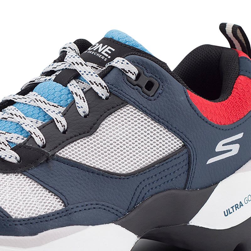 Skechers斯凯奇女鞋厚底增高复古鞋布运动跑步鞋18061-NVRD图片