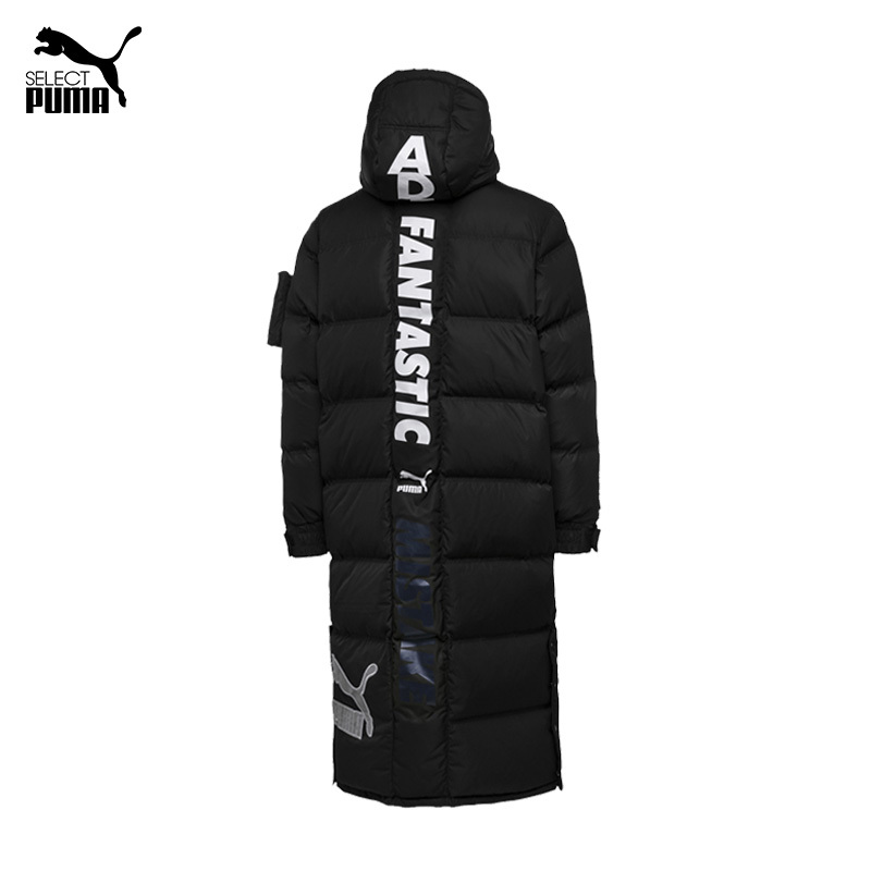 puma/彪马x ader error 联名款 反季热卖长版男女同款连帽羽绒服