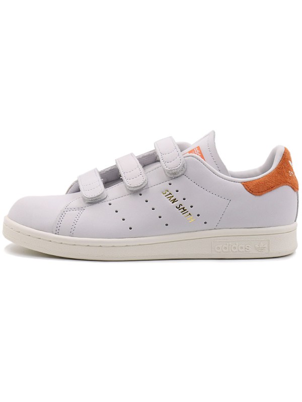 阿迪达斯三叶草春季女运动休闲魔术贴板鞋CQ2788