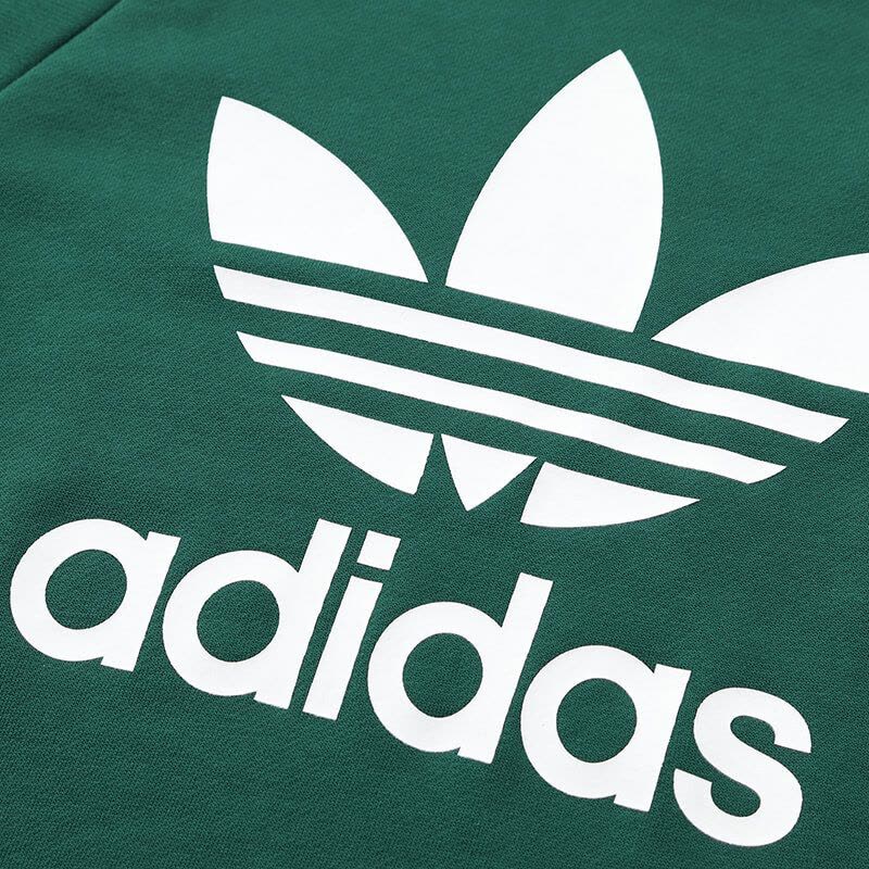adidas阿迪达斯三叶女装运动服跑步休闲大LOGO圆领卫衣DV2623图片