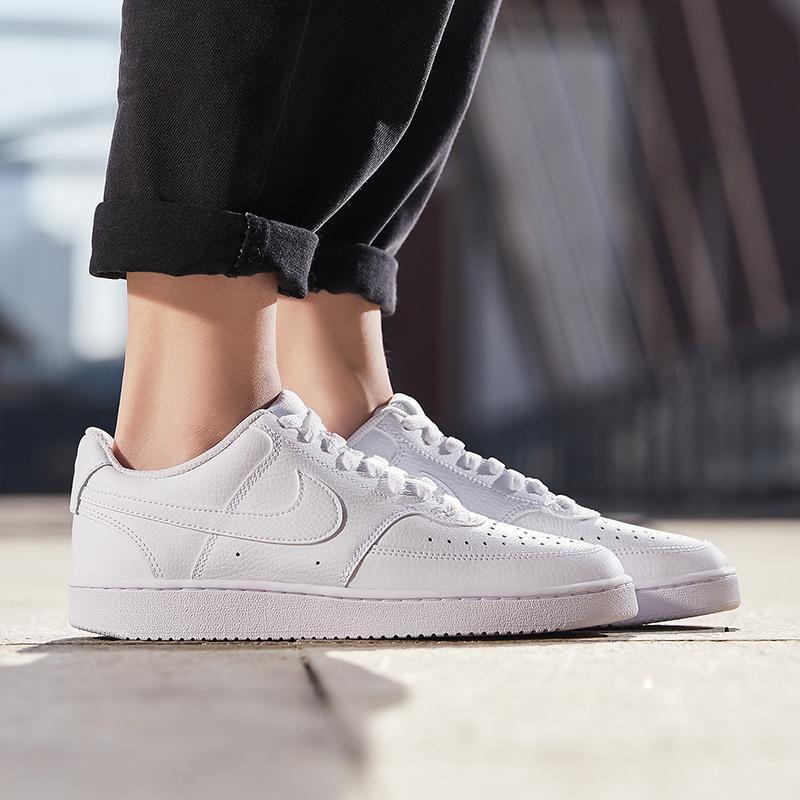 NIKE耐克女鞋板鞋COURT VISION皮面低帮休闲运动鞋CD5434