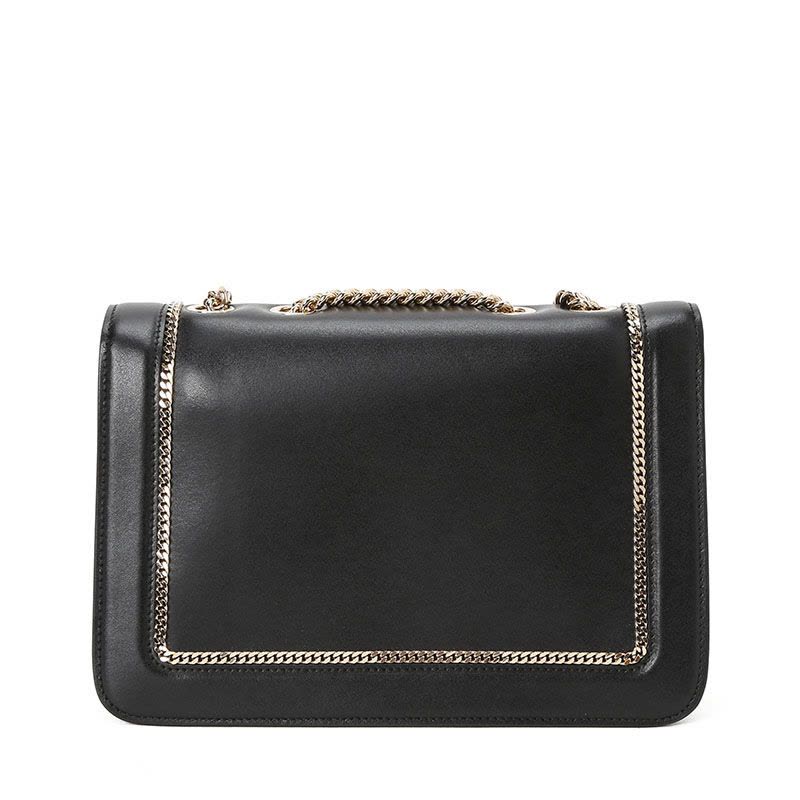 FERRAGAMO 链条斜挎包21H775 涂层织物\牛皮图片