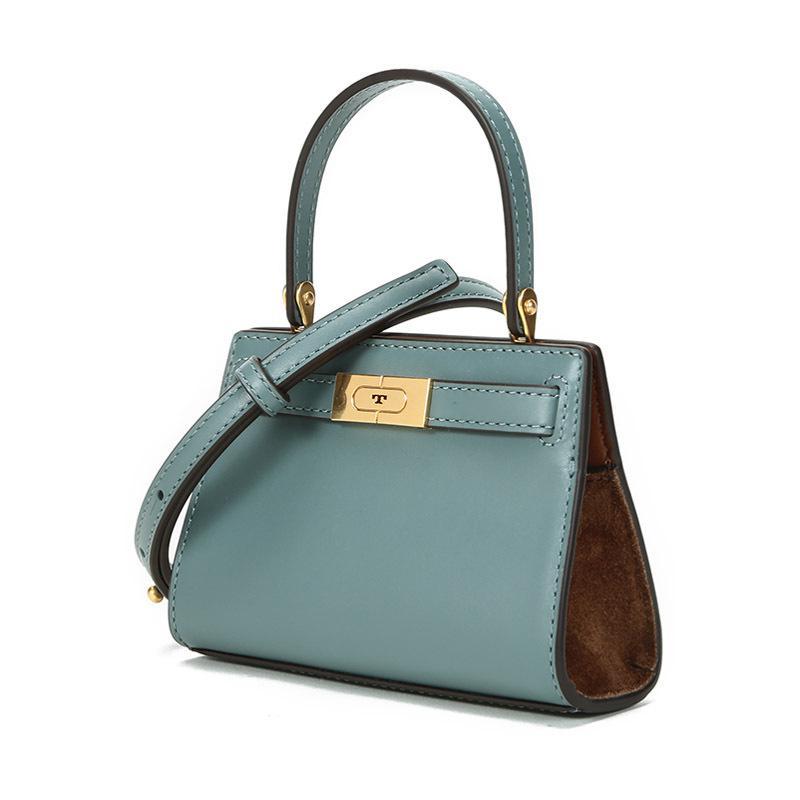 TORY BURCH 托里·伯奇 女士 LEE RADZIWILL系列皮革袖珍手提单肩斜挎包 75787