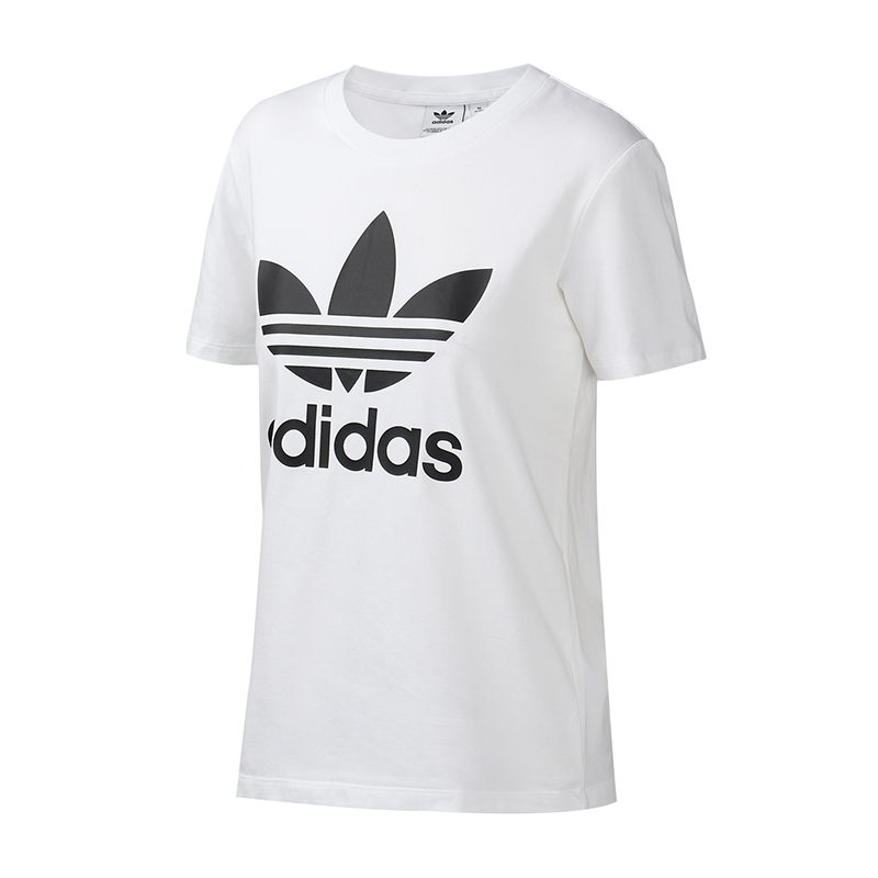 【自营】adidas阿迪达斯三叶草女装运动服LOGO款休闲短袖T恤FM3311