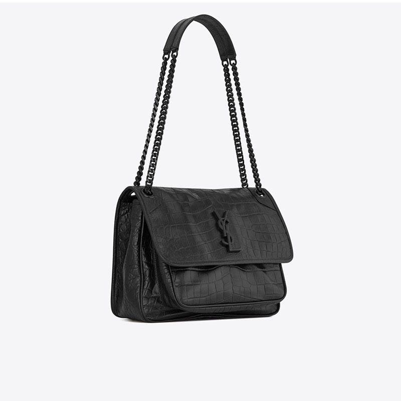 【预定】YSL/圣罗兰 NIKI 单肩包 中号 鳄鱼纹 548942 28*20*8.5CM图片