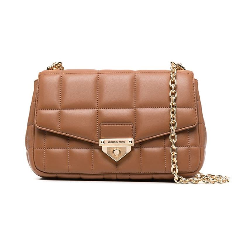 MICHAEL KORS SOHO 口盖包 金属三角扣 格纹皮 30F0G1SL3L图片