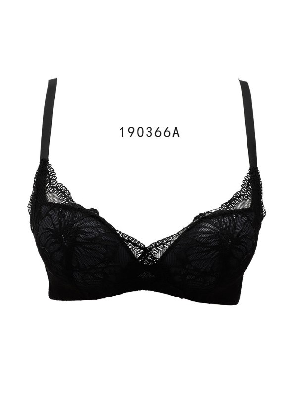 歌瑞尔甜美蕾丝性感小胸聚拢内衣舒适无钢圈少女文胸罩 190366A.
