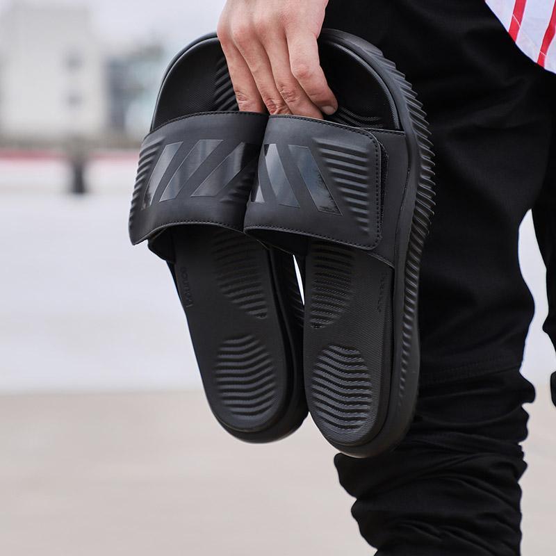 adidas阿迪达斯男子拖鞋一字拖沙滩拖休闲运动鞋B41720