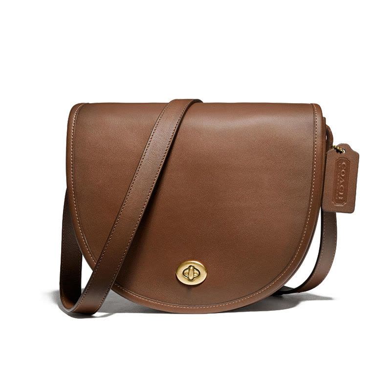 【预定】COACH/蔻驰Saddle 旋转扣单肩包194 22*19*7CM图片