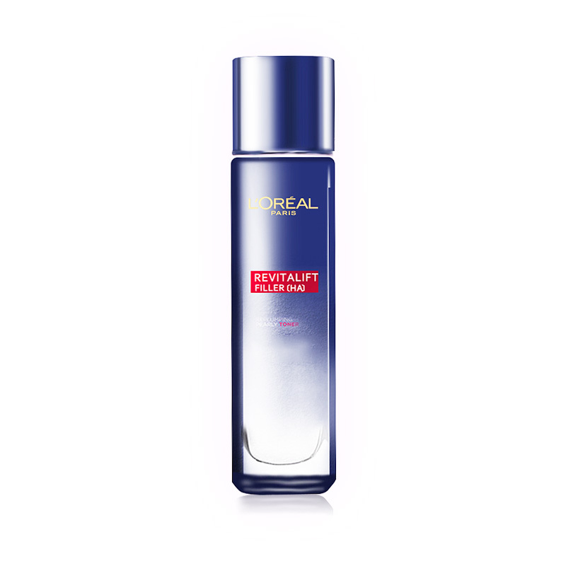 欧莱雅(LOREAL)复颜玻尿酸化妆品护肤套装(导入乳液+导入晶露+精华液+导入霜)