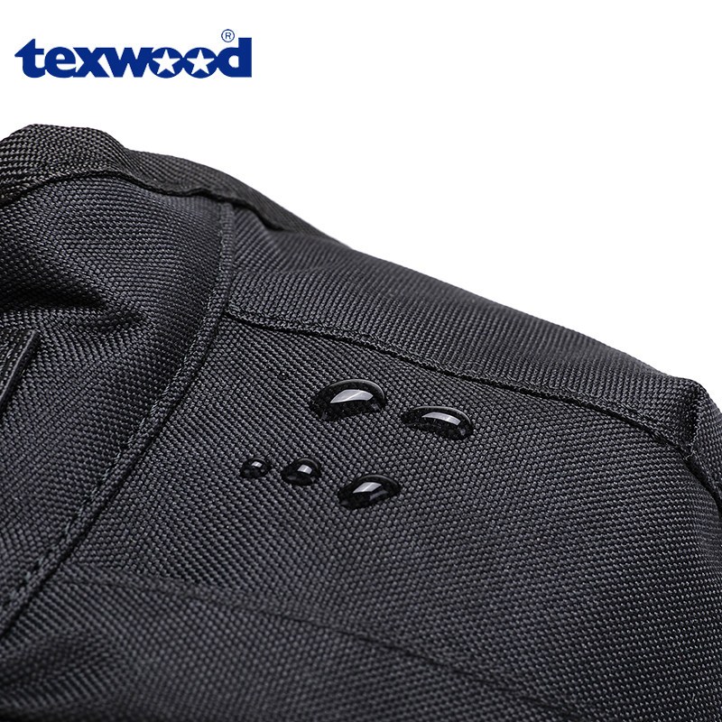 texwood 胸包男士运动斜挎包大容量韩版腰包男时尚潮流牛津布挎包户外单肩包