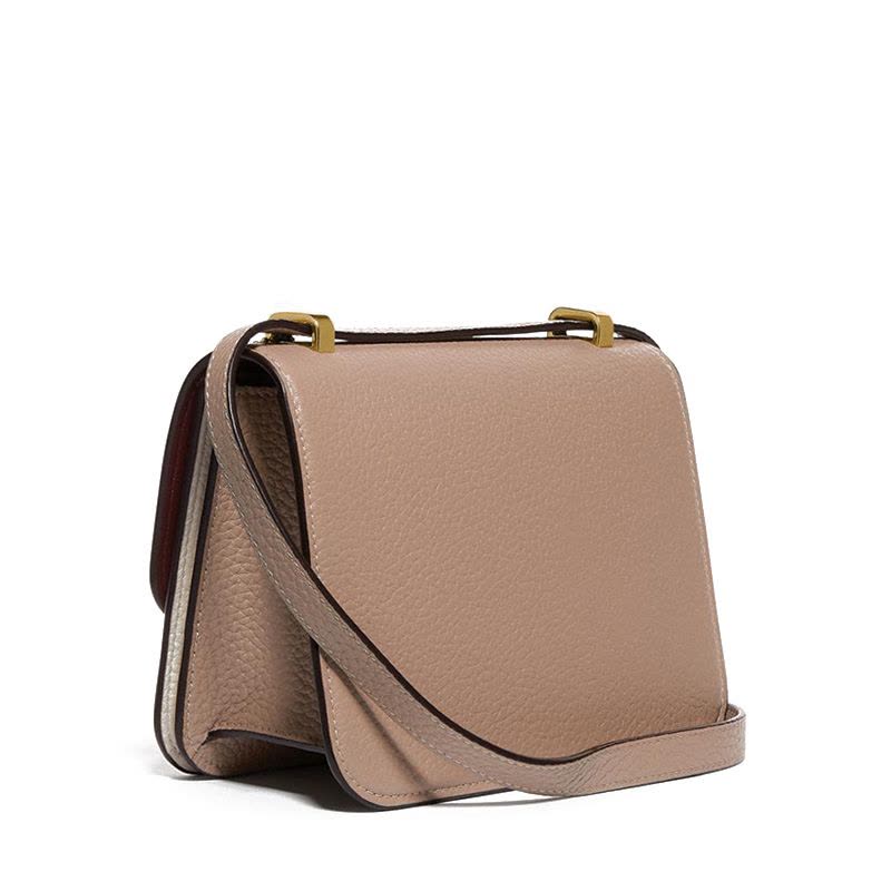 预售 COACH\蔻驰 Alie 口盖包 单肩包 斜挎包 方扣马车不标荔纹皮4790图片