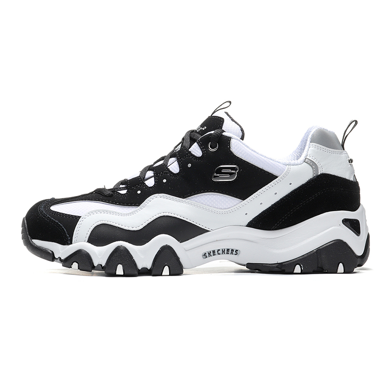 .Skechers斯凯奇男鞋熊猫鞋时尚休闲复古厚底老爹鞋666049.