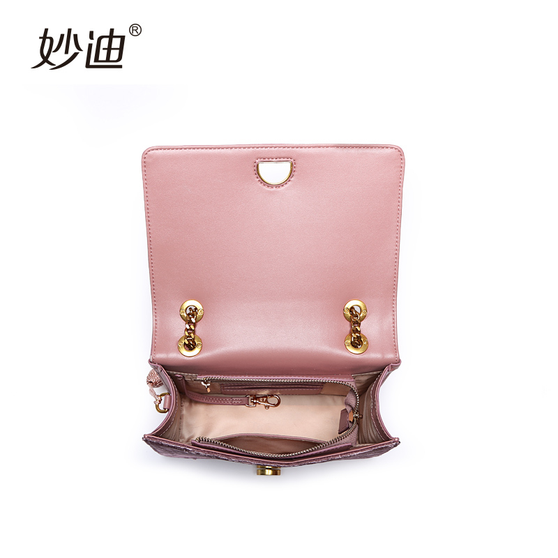 复古丝绒链条包chic2019时尚潮款少女小挎包