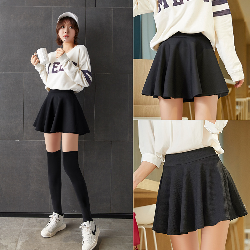 ceenbulled女士运动短裙高腰宽松带安全裤防走光半身裙跑步健身服网球