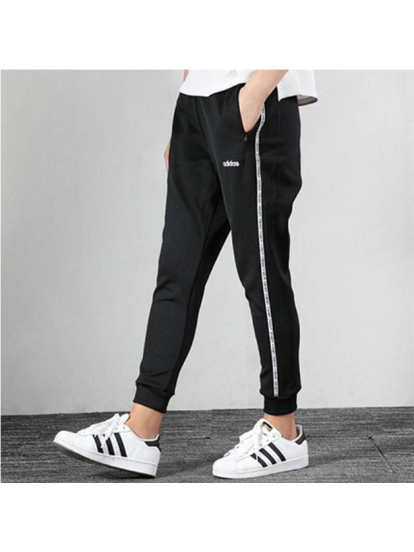 阿迪达斯女裤2019新款运动裤串标休闲小脚裤休闲长裤EJ9667