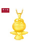 「新品」周大福3D福星宝宝伴你同行足金黄金坠R【多款可选】