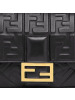 芬迪FENDI BAGUETTE 法棍包大号 FF标识FF压纹8BR771金扣 女士单肩斜挎包