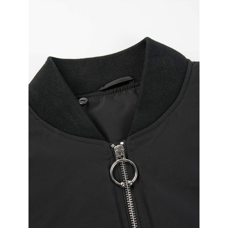黑鲸 HLAJEANS字母印花连帽羽绒服男冬款羽绒外套男短款CWRAJ48034A