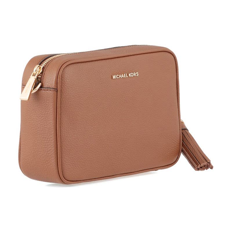 MICHAEL KORS GINNY 相机包 字母金属标 光面皮 32F7GGNM8L图片
