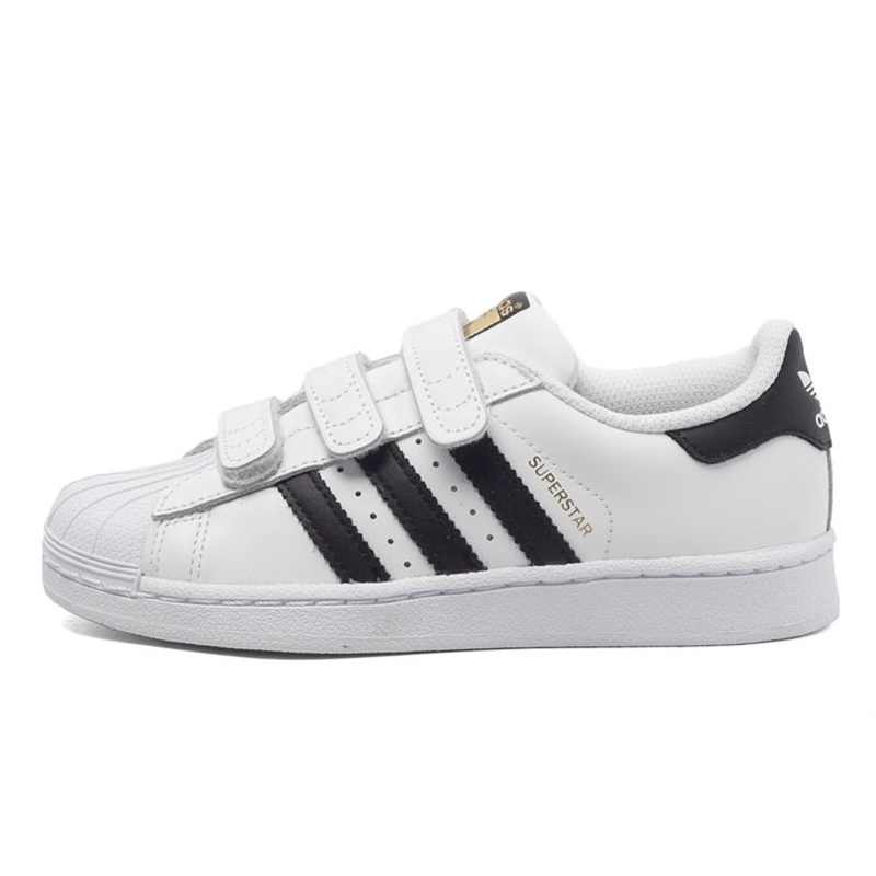 Adidas阿迪达斯童鞋夏季三叶草贝壳头休闲板鞋运动鞋-B26070